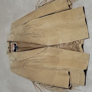 Cripple Creek Fringe Jacket, Large, 100% Leather Shell